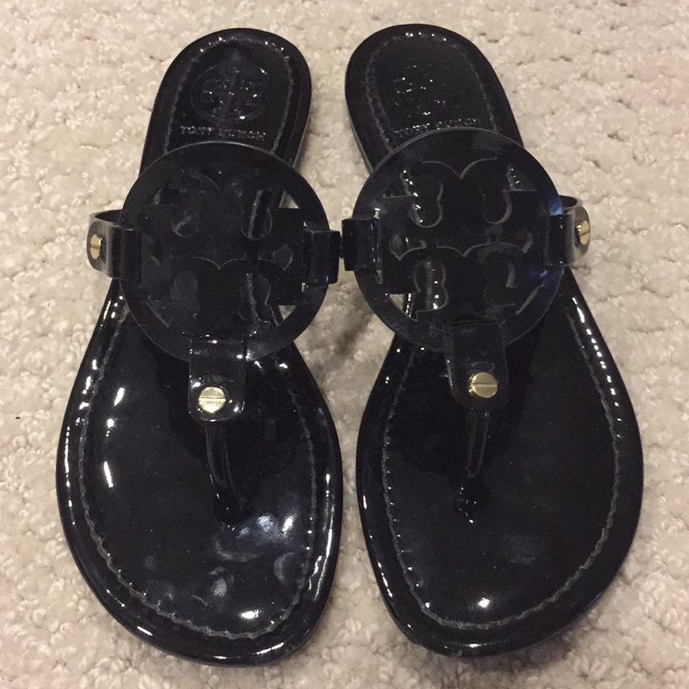 Tory Burch Miller in Black patent